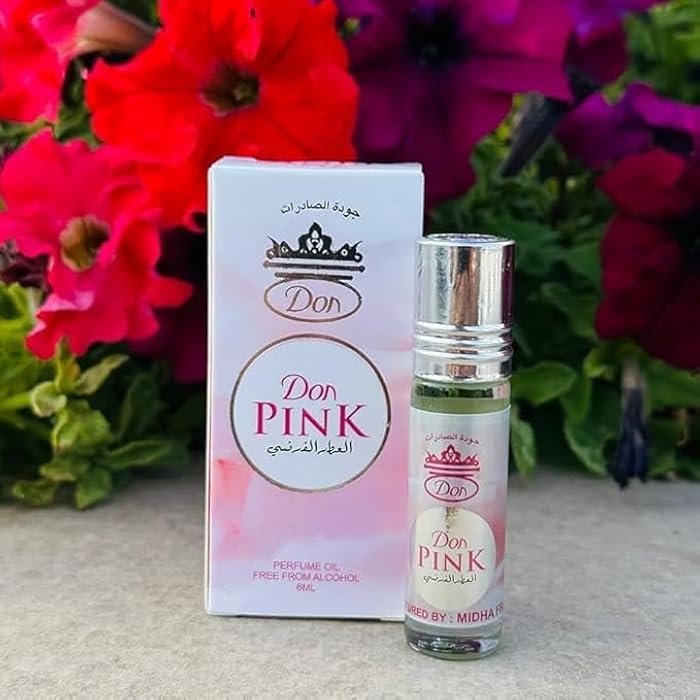 French Dune Perfume Oil - Don | Alcohol Free Fragrance Oil for Unisex - 6ml (Pink)